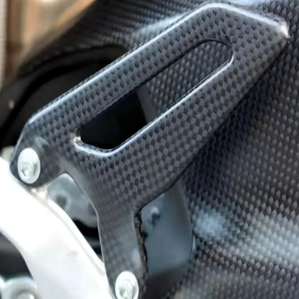 For Ducati Panigale V2 899 959 1199 1299 / 2014-2025 100% 3k Carbon Fiber Motorcycle Accessories Heel Plates Guards Footrests