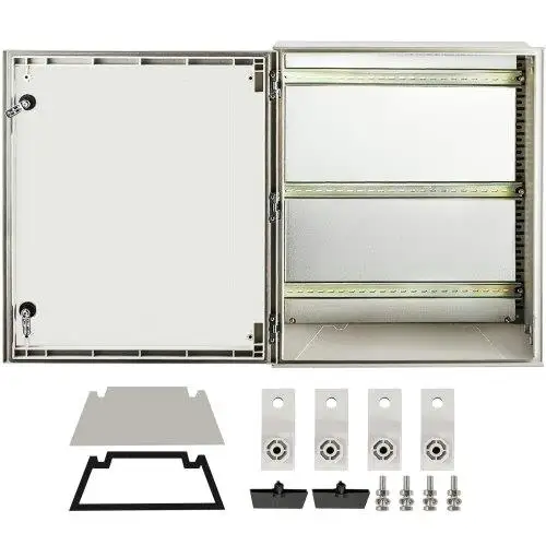 NEMA Steel Enclosure, 24 x 20 x 9 ` ` NEMA 4X Fiberglass Electrical Box, IP66 Waterproof & Dustproof, Outdoor/Indoor Electrical