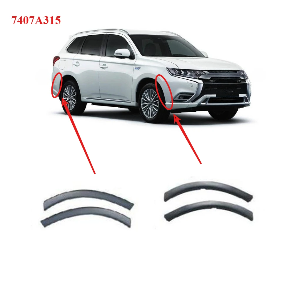 

1 Piece 7407A315 Front or Rear Wheel Apron for Outlander Gf 2015-2019 Bumper Eyebrow for Airtrek EyeBrow L or R