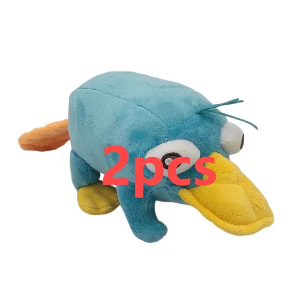 HOT Simulated Blue Perry The Platypus Plush Toys Anime Stuffed Animals Duck Doll Christmas Birthday Gifts.