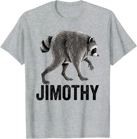 Jimothy Raccoon I Shaped Like Ball Short Spine Lustiges Geschenk-T-Shirt Y2k Trash Panda Wildlife Graphic Saying Tee HOT JIMOTHY Summer – Detail 17
