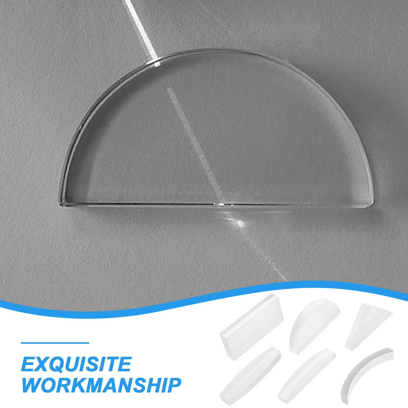 

Optical Glass Lens Concave for Teaching Optics Science Experiment Kit Kits Convex Physics