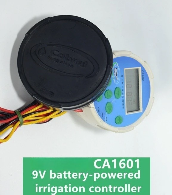 2025灌漑コントローラータイマー 9V電池式バルブ制御 CA1601 電気灌漑コントローラー