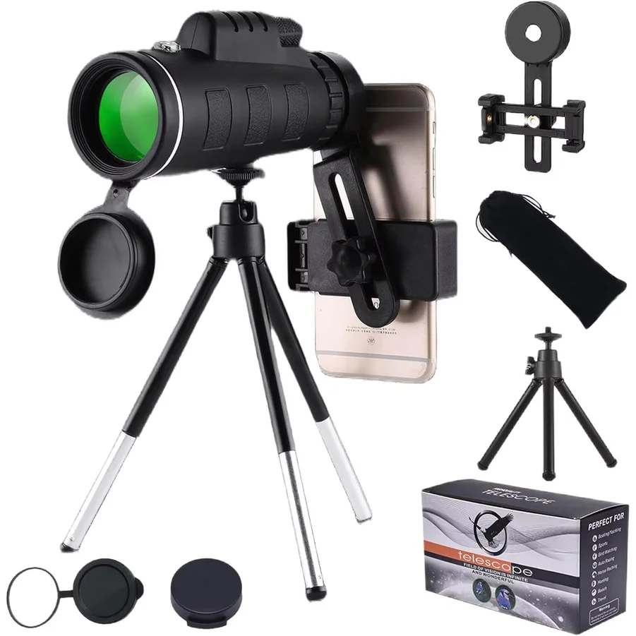 High Performance Monoculars 40x60 Magnification Long Field Of View Waterproof Design Suitable For Concerts Football Games