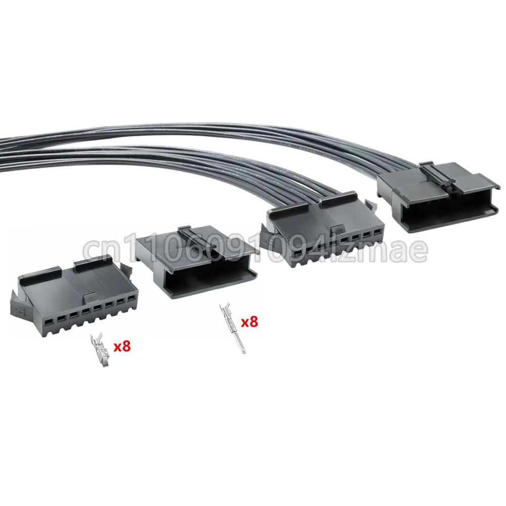 8 Pin Male Or Female Black SM Connector Plug Pitch 2.54MM Housing + Terminals SM-7P SM-8R JST SM2.54  SMR-08V-B SMP-08V-BC