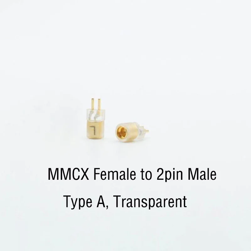 2Pin 0.78mm - MMCX ミニイヤホンケーブルアダプター メス - オス