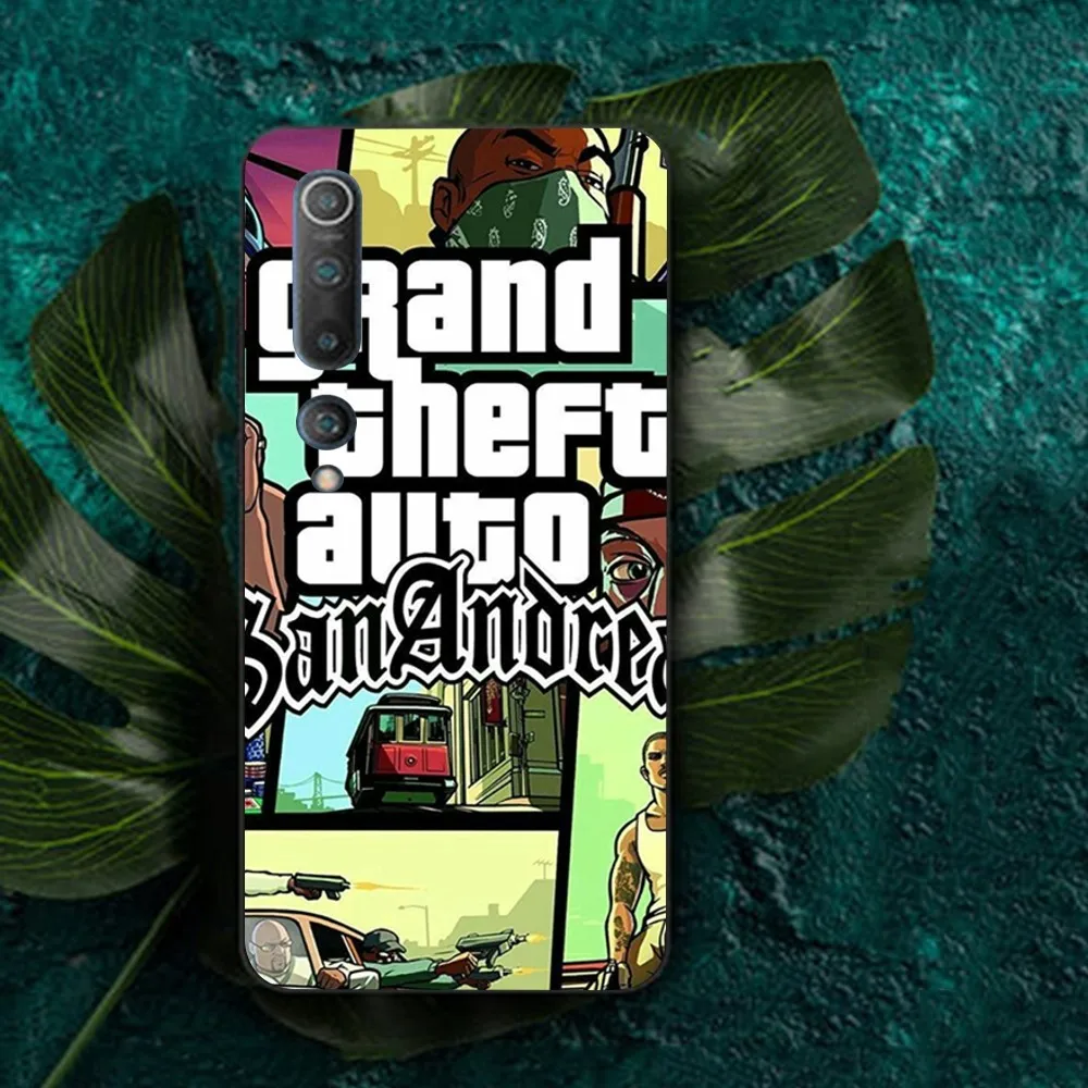 Rockstar gta 5 Phone Case For Redmi Note 4 X 5 A 6 7 8 T 9 9S 10 11 11S 11Epro Poco M3 pro