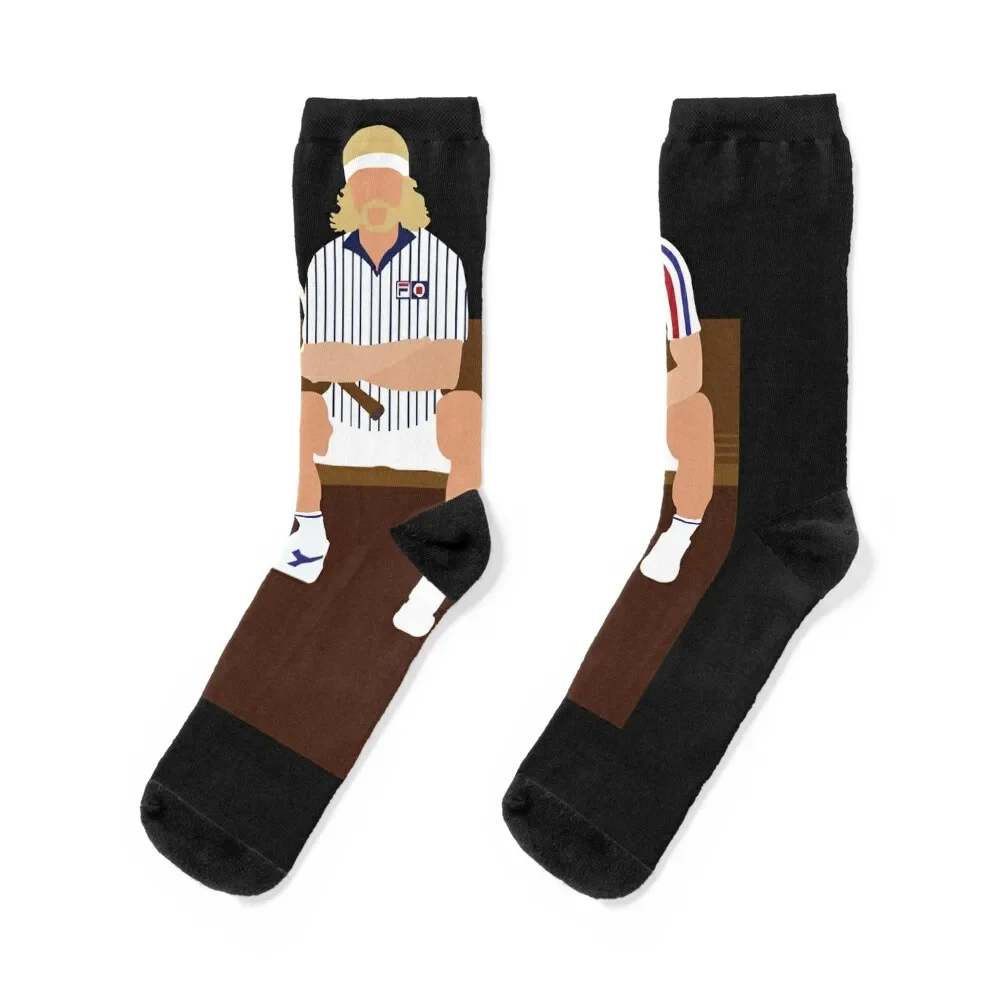 

Bjrn Borg vs John McEnroe Classic T-Shirt Socks Non-slip professional running Women's Socks Men's