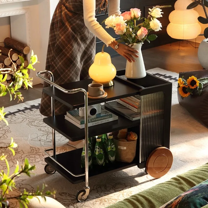 

Французский журнальный столик в винтажном стиле, передвижной, с местом для хранения, современный, модный, для гостиной, мебель для гостиной, Mesa De Cha YS40CC