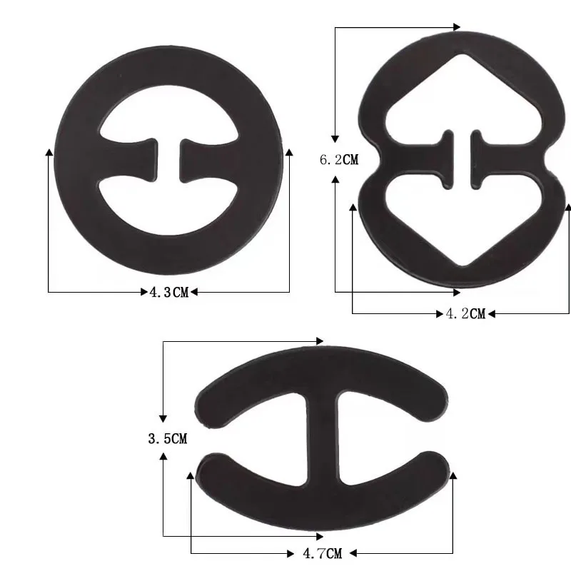 3 Stuks Ondergoed Schouderriem Anti Slip Gesp Onzichtbare Beha Anti Slip Verstelbare Bh Fixatie Gesp Schoudergesp