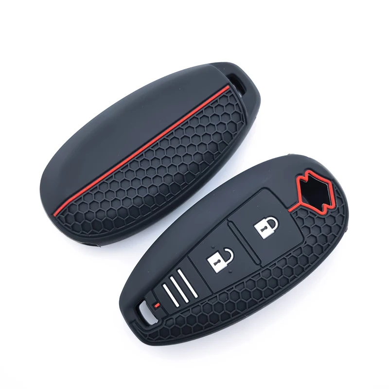 Funda de silicona para llave inteligente de coche, llavero Protector para Suzuki Baleno Ertiga Ciaz Ignis Kizashi Swift SX4 s-cross Vitars