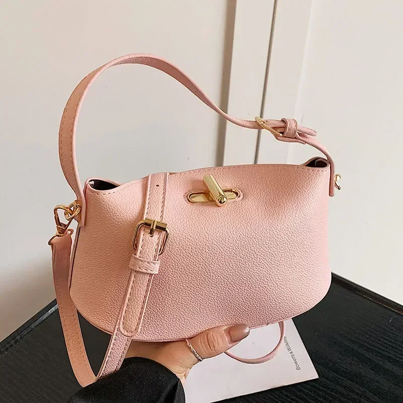 

2025 Women's Minimalist Solid Color Tote Bag - Large Capacity Shoulder & Handheld Bag for Versatile Daily Use & Commuting