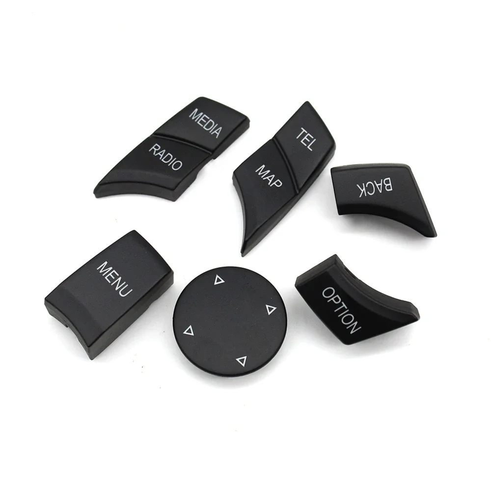 For BMW 1 3 5 X1 X5 X6 Series E87 E90 E91 E92 E60 E84 E70 E71 E72 65829240956 Car Console Multimedia Control Knob Button Cover