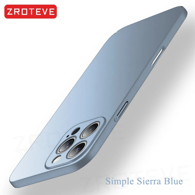 Für iPhone 17 16 17e 16e 15 14 13 12 Pro Max ZROTEVE Schlanke Matte Harte PC-Hülle Für iPhone16 Plus iPhone15 iPhone17 Air Handyhülle