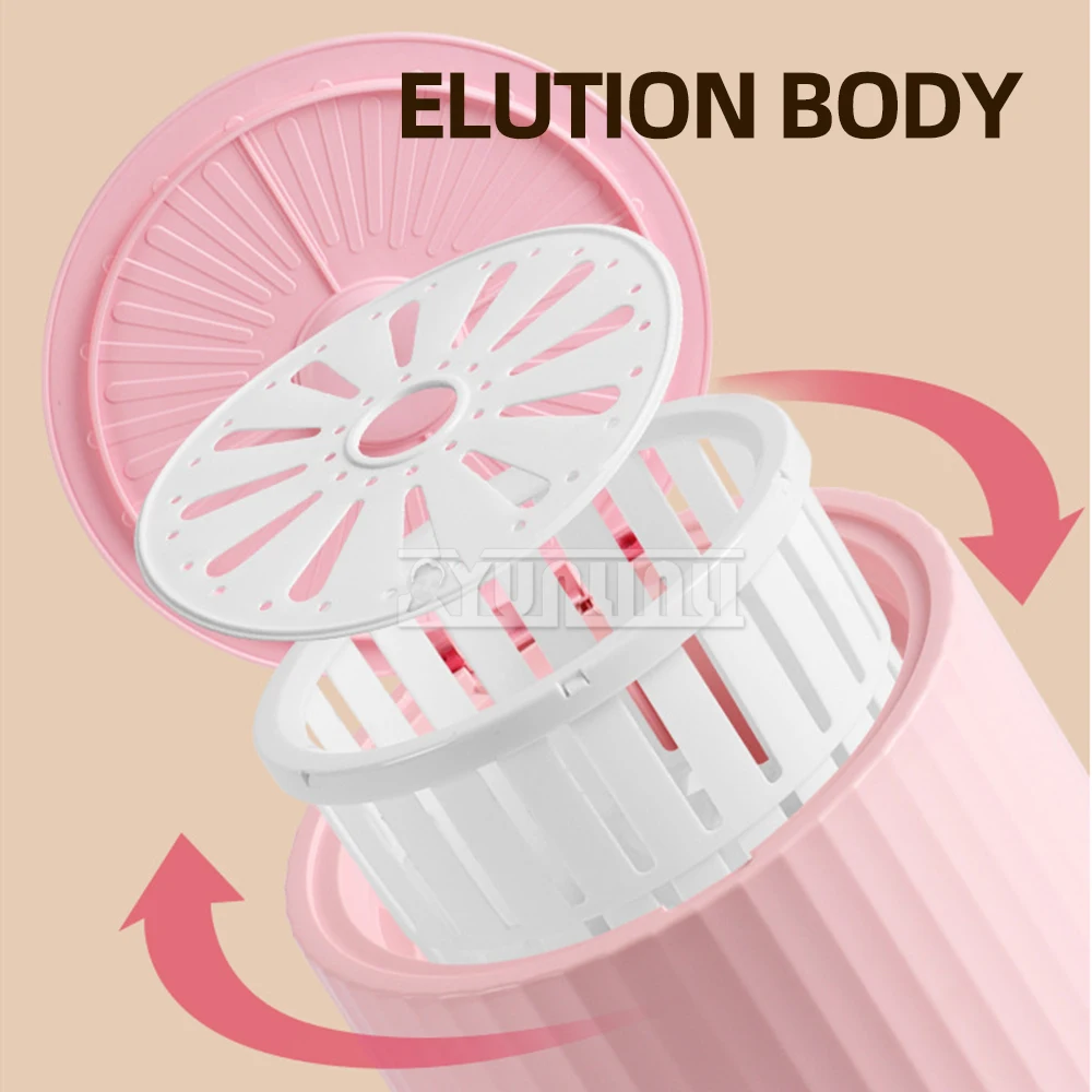 Machine à laver les sous-vêtements Turbo en plastique Portable de bonne qualité, Machine de nettoyage des culottes et des chaussettes