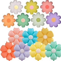Daisy Flower Balloons Colorful Macaron Daisy Foil Balloons For Wedding Daisy Happy Birthday Party Decoration DIY Party Supplies
