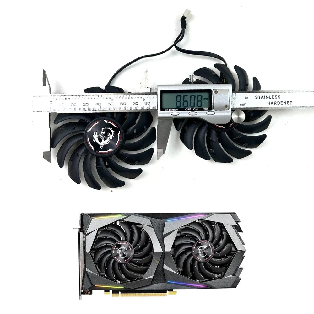 PLD09210S12HH 4PIN GTX1660 1650 S GPU FAN for MSI GTX 1650 1660 Ti Super GAMING X Card Graphics Fan