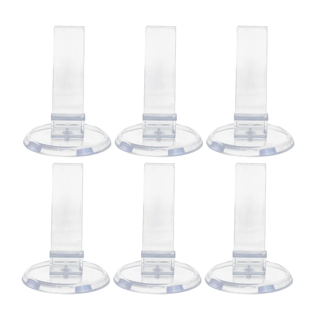 

6 Pcs Acrylic Shoe Rack High Heel Display Shoes Store Heels Stand Clear Risers Cell Phone