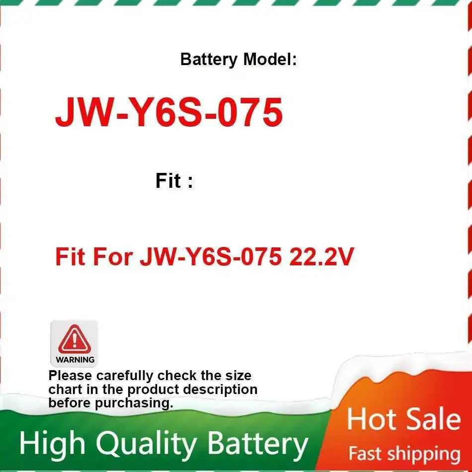 

Fit For JW-Y6S-075 22.2V Rapid Charging Medical Equipment Battery 750Mah Fast Shipping