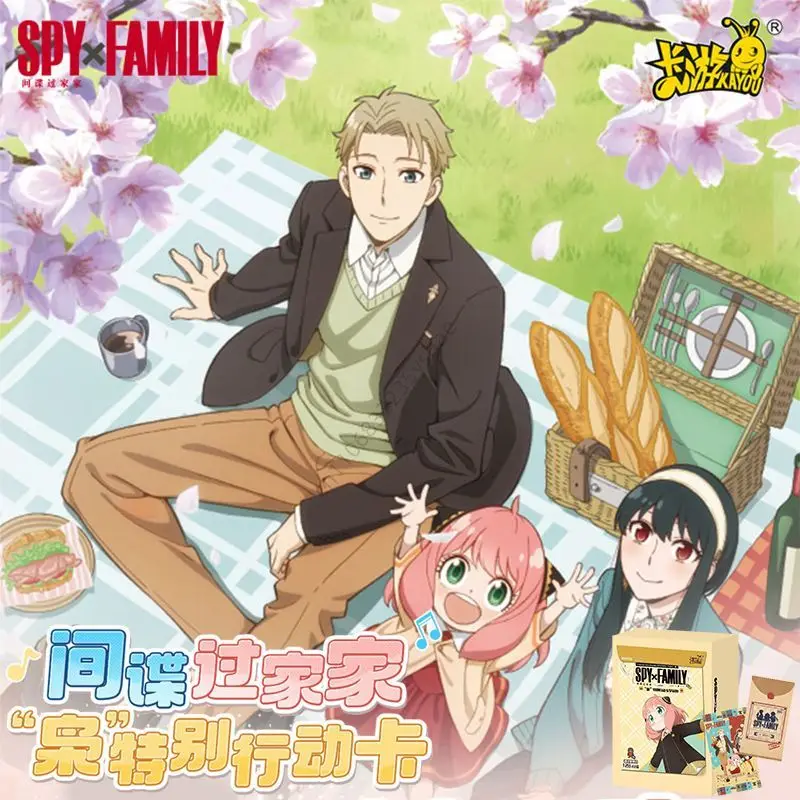

KAYOU натуральная карта SPY×FAMILY, школьный пакет специального назначения, Anya Forger Yor Twilight, коллекционная аниме-карта, игрушка в подарок, оригинальная коробка