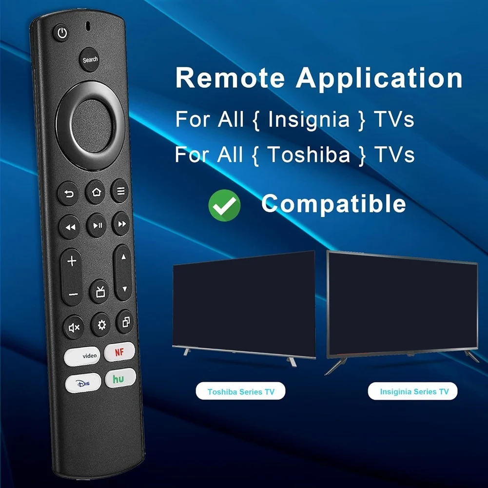 Mando a distancia Universal de repuesto, paquete de 2 unidades, para Insignia de TV y Toshiba, Smart TV, Hisense, AMZ, Omni, NS-RCFNA-21