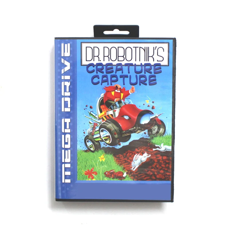 New Arrival Dr Robotniks Creature Capture 16bit MD Game Card For Sega Mega Drive/ Genesis with Retail Box