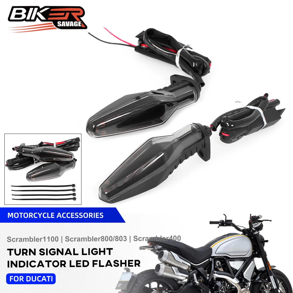 

Motorcycle LED Turn Signal Light For Ducati Scrambler 1100 Scrambler 800/803 Scrambler 400 Flasher Indicator Lamp Accessories