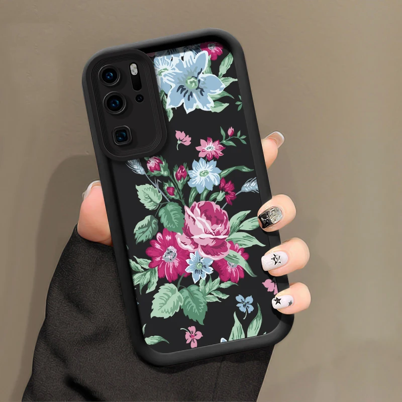 حافظة لهاتف هواوي P50 Pro P40 Lite 5G P30 P20 P Smart Pro Y9 Prime 2019 Y7A Y9S غطاء ناعم مقاوم للصدمات