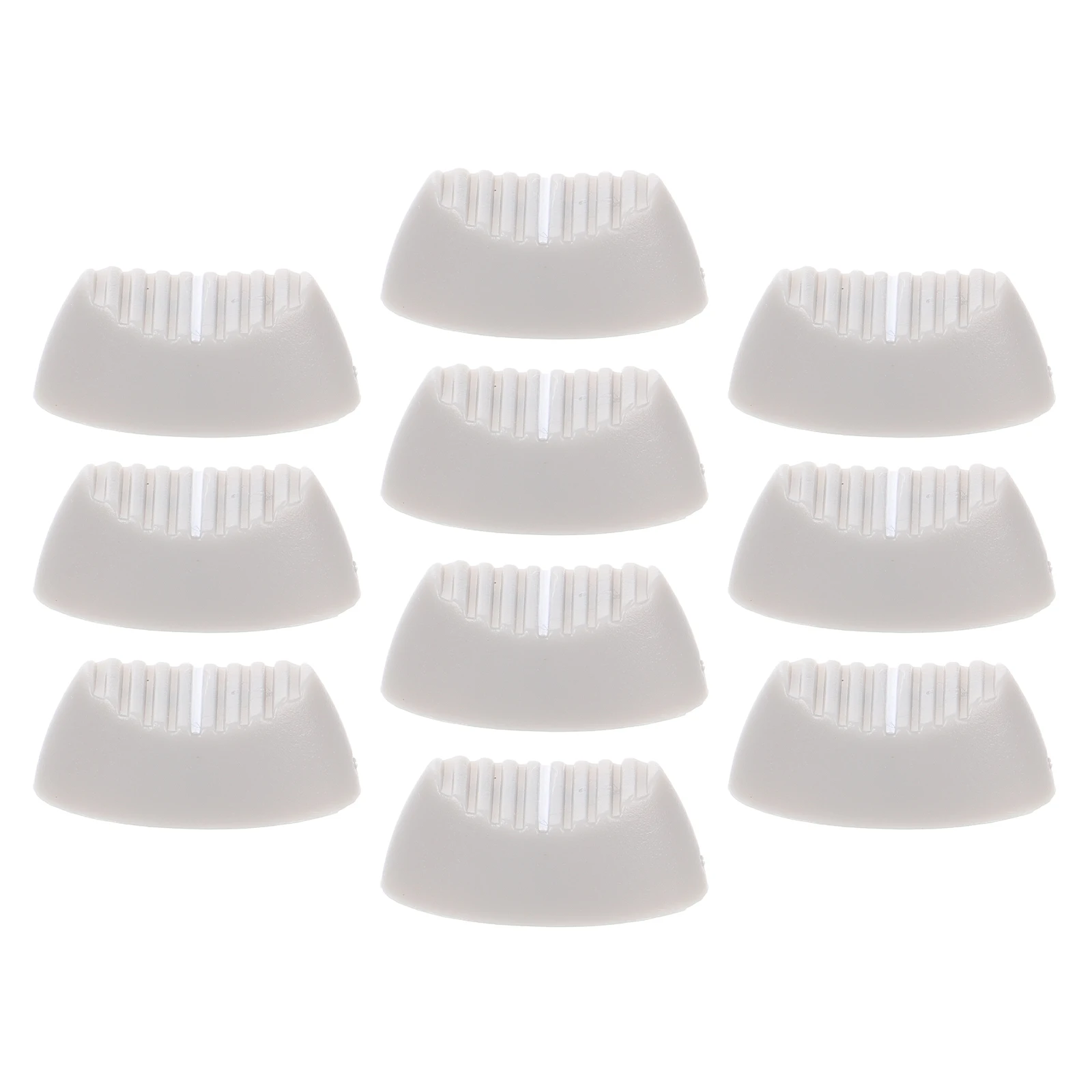 

10pcs Gray Sound Card Push Hat Durable Mixer Slider Caps Smooth Control Knob Replacement Easy Install DJ Accessories Portable