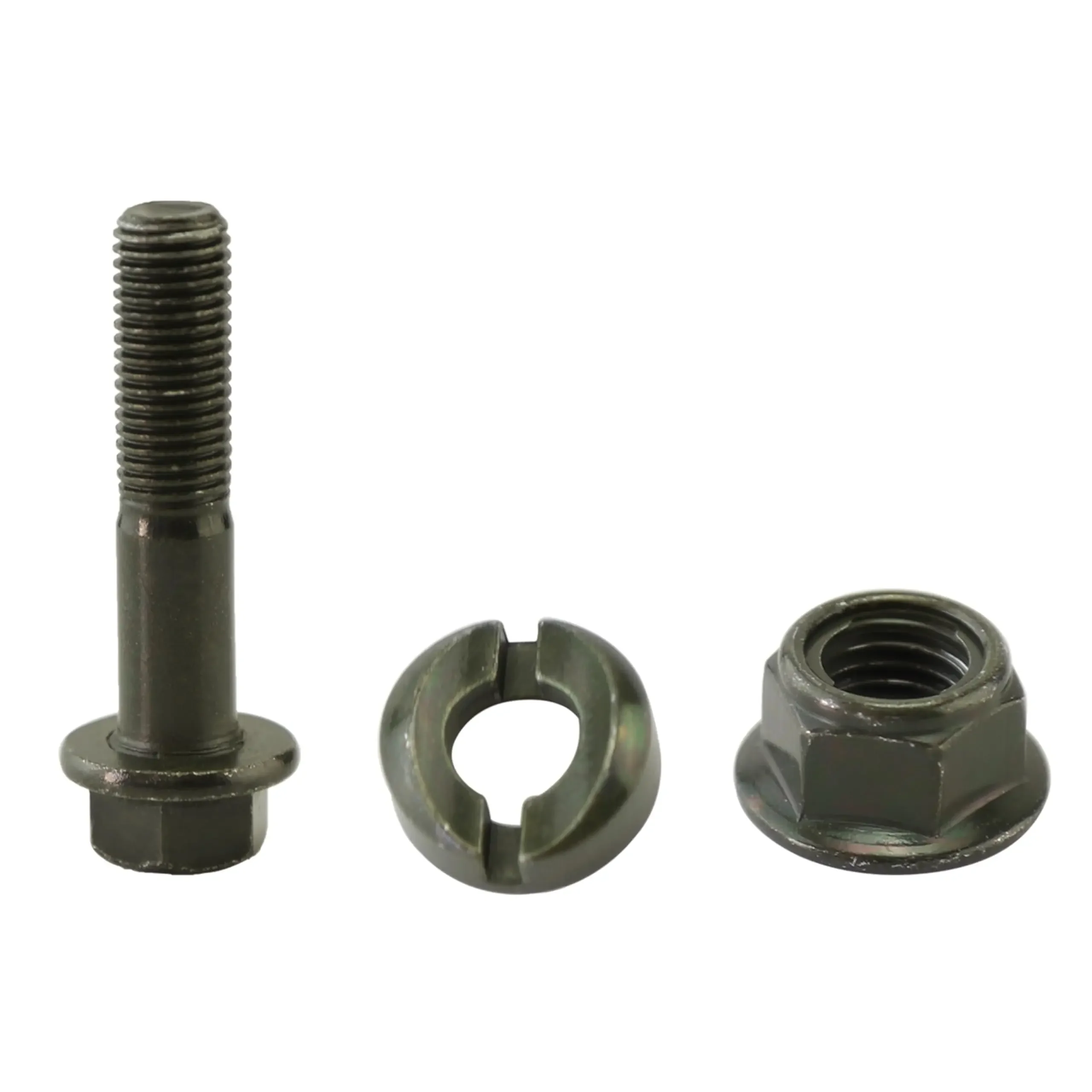 Hex Head Steering Column Fastening Bolt Set M10*50MM with Anti-Loosening Washers Fit for most Motorcycle Scooter Mopeds