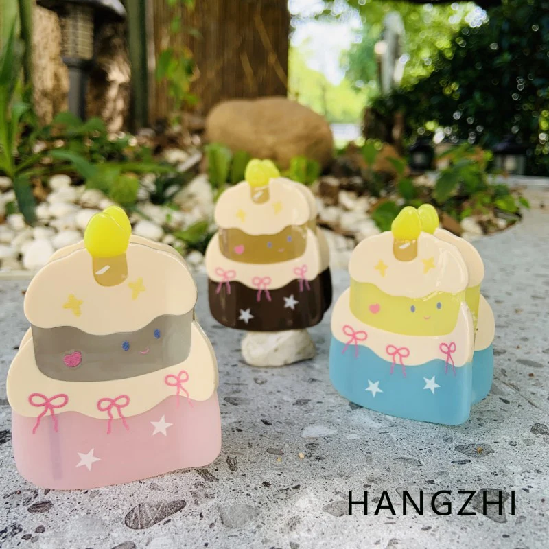 HANGZHI INES Cute Bow Strawberry Birthday Cake Grab Clip Cartoon Creative Gift Hair Accessories for Women Friends New