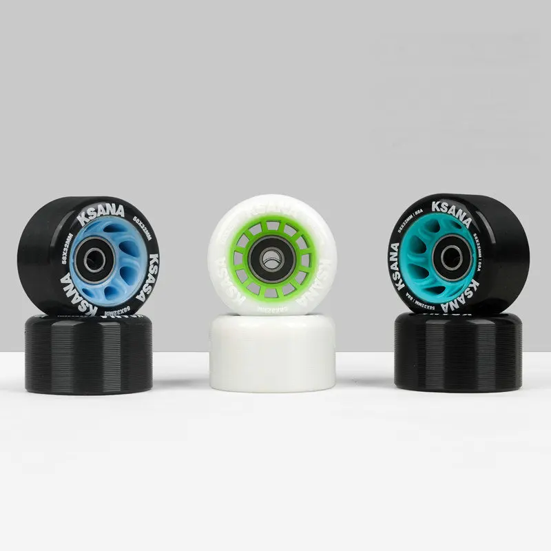 Double-row Roller Skates Speed Wheels Skating Shoes for Skating Four-wheel Roller Skates Skateboard Wheels Fishboard Wheels