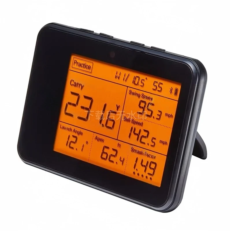 Portable Golf Swing Action Data Analyzer LCD Display Swing Speed Launch Monitor