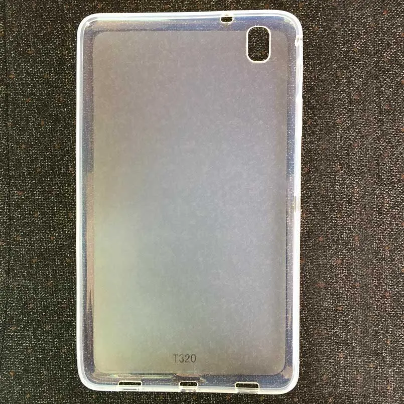 

SM-T320 for Samsung Galaxy Tab Pro 8.4 SM-T320 Transparent Soft TPU Tablet Case Shockproof Protective Shell+Gift