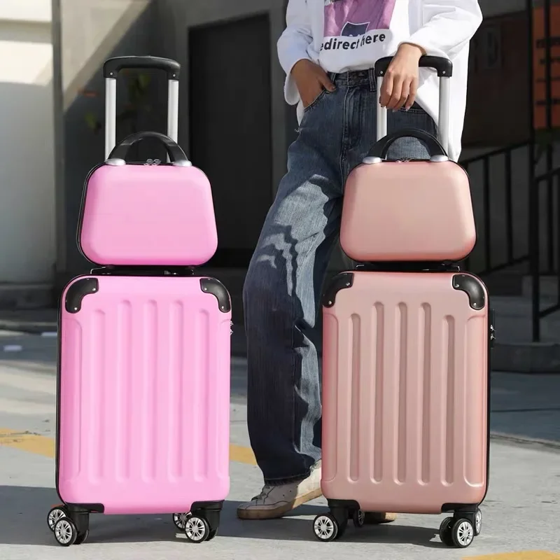 New Rolling luggage set suits and travel bags with spinner wheels 20\'\' carry on cabin trolley luggage big large capacity