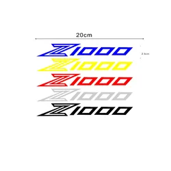 Pegatina reflectante impermeable para motocicleta, pegatina de uso General, modificación Waterbird para kawasaki Z1000 Z 1000, un par