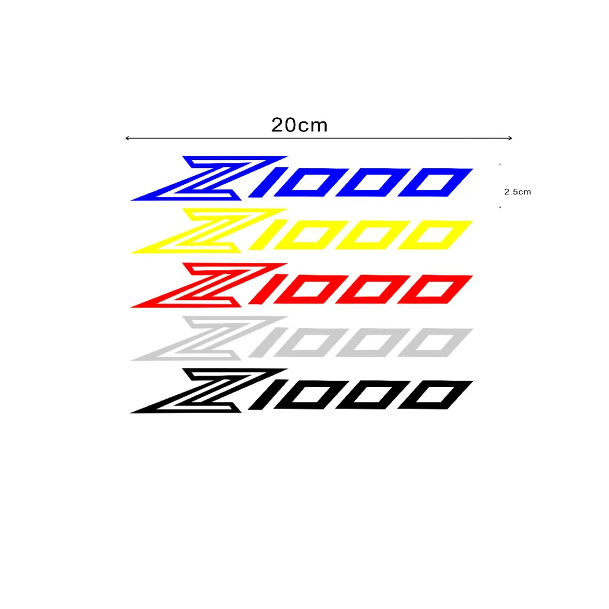 A pair General Purpose Motorcycle Waterproof Reflective sticker Waterbird modification for kawasaki Z1000 Z 1000