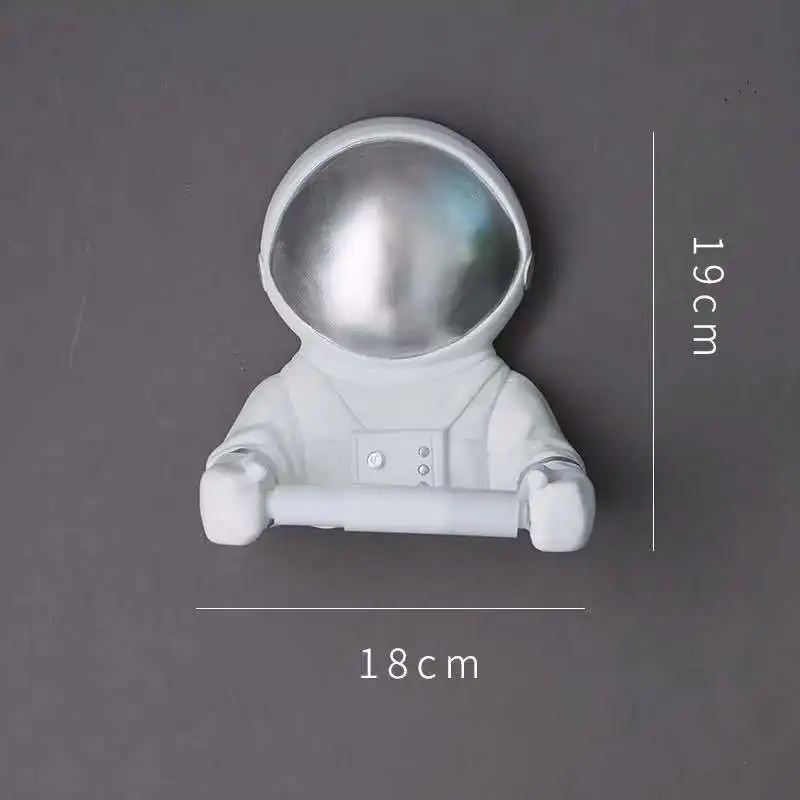 Supporto per fazzoletti di astronauta creativo nordico, ripiano per rotolo di carta igienica per astronauta creativo