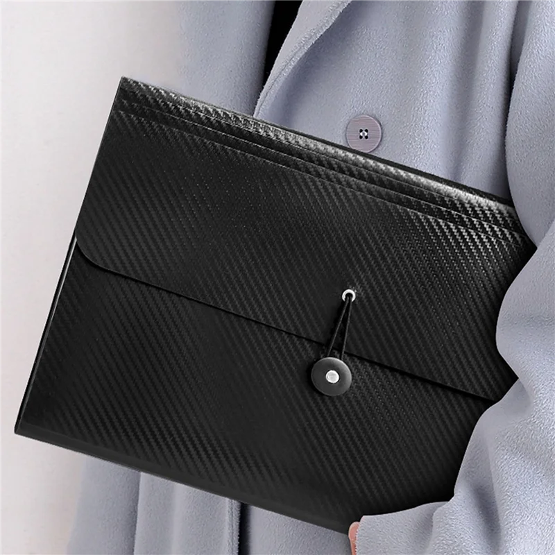 EDT-3X 파일 정리함 확장 파일 폴더, 13개 포켓, 교실, 가정용 A4 문자 크기 종이 문서 영수증 폴더