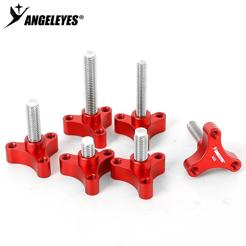 

Angeleyes photography M10 hand-tightened metal screw with rubber-headed plastic protection, 1/4 thread, astronomical accessory
