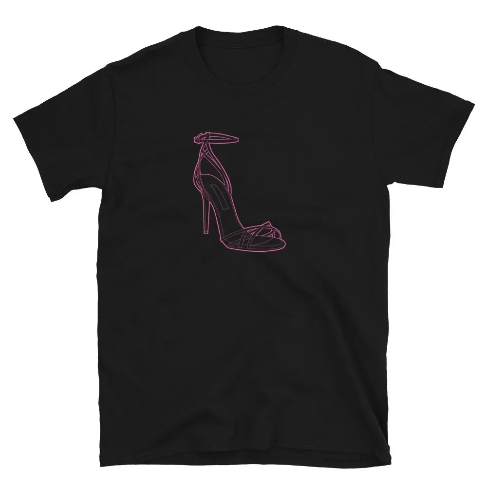 Pink High Heels Short-sleeve Unisex T-shirt