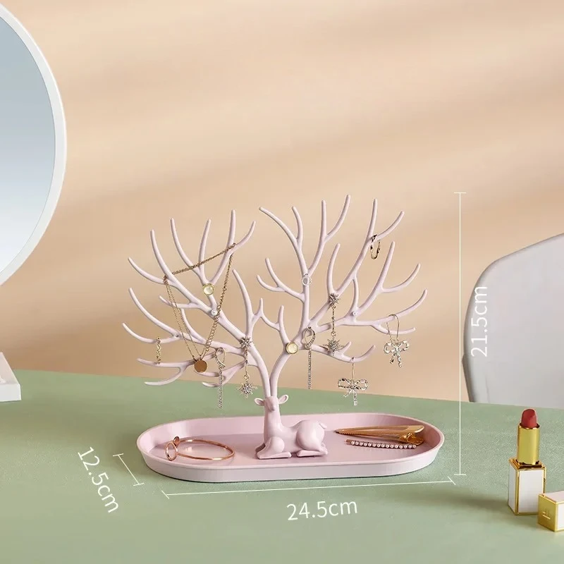 Antler Jewelry Display Stand Tray, Organizer Accessory