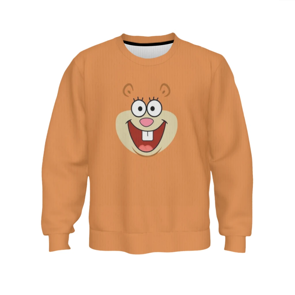 

Cute Sponge-bob Cartoon Slouchy sweater