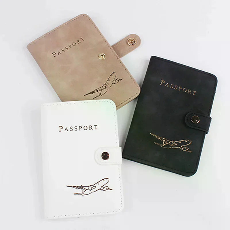 Waterproof Passport Holder Covers Case Travel PU Leather Credit Card Wallet Cute Passport Book For Women/Men Passport Cover view 4