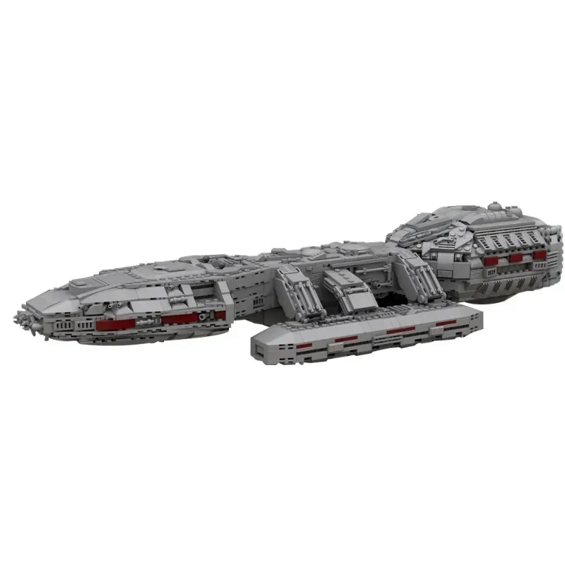 2222 pcs Gobricks MOC-154698 Battlestar Galactica Spacecraft Building Blocks Space Warship Bricks Model Toys Collection Gift