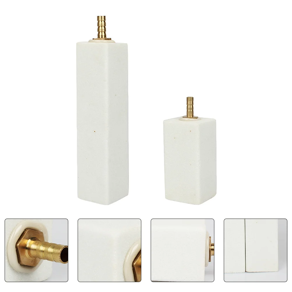 

2pcs Oxygen Pump Air Stone Nano White Corundum For Fish Tank Aquarium Ultra-Fine Bubble Diffuser Aerator Supply Air Stones