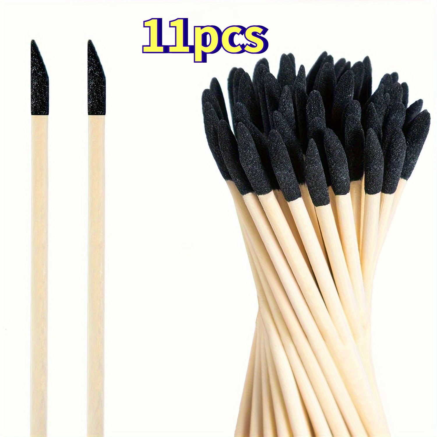 11pcs Sand Sticks: Multi-Functional Polishing Tools for Fine Details, Perfect for Plastic Models, Wooden Hobbies, and More