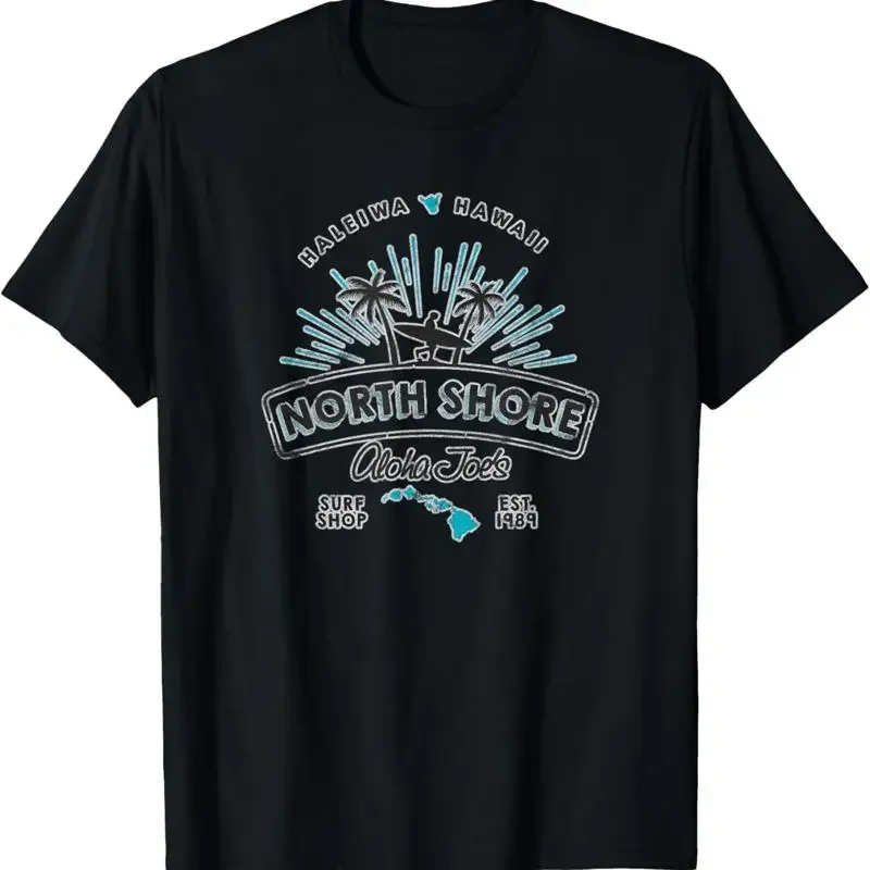 

North Haleiwa Hawaii Graphic T-Shirt Men's Cotton Trip Tee
