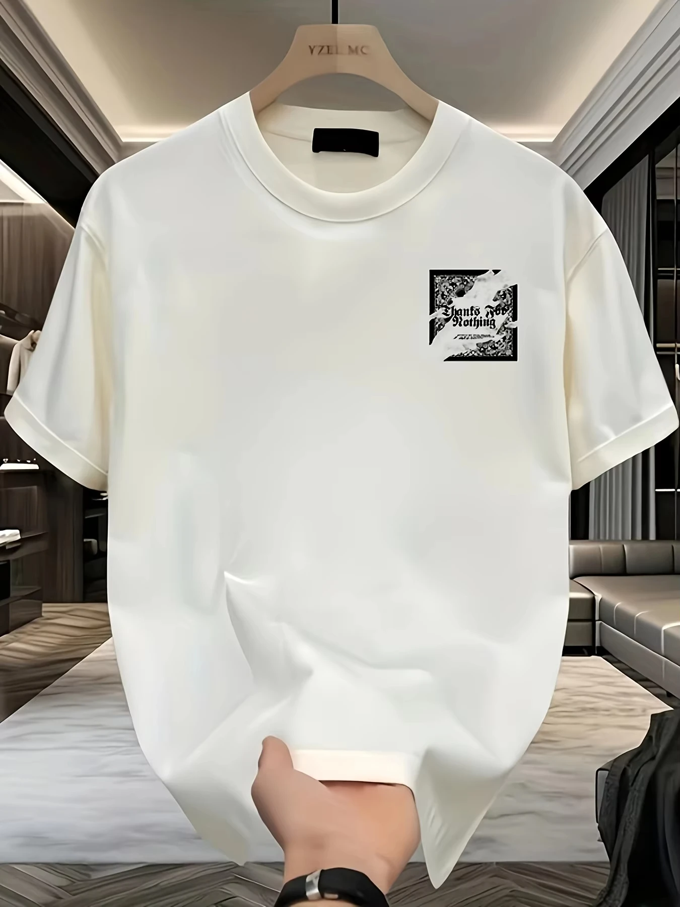 Thanks For Nothing Paisley Print Graphic Tee Cotton Perfect for Summer Comfortable Streetwear Style Fashion trend Comfortable
