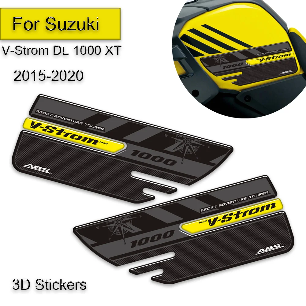 

For Suzuki V Strom V-Strom DL 1000 XT DL1000 2015-2020 Motorcycle Tank Pad Side Grips Gas Fuel Oil Kit Knee Stickers